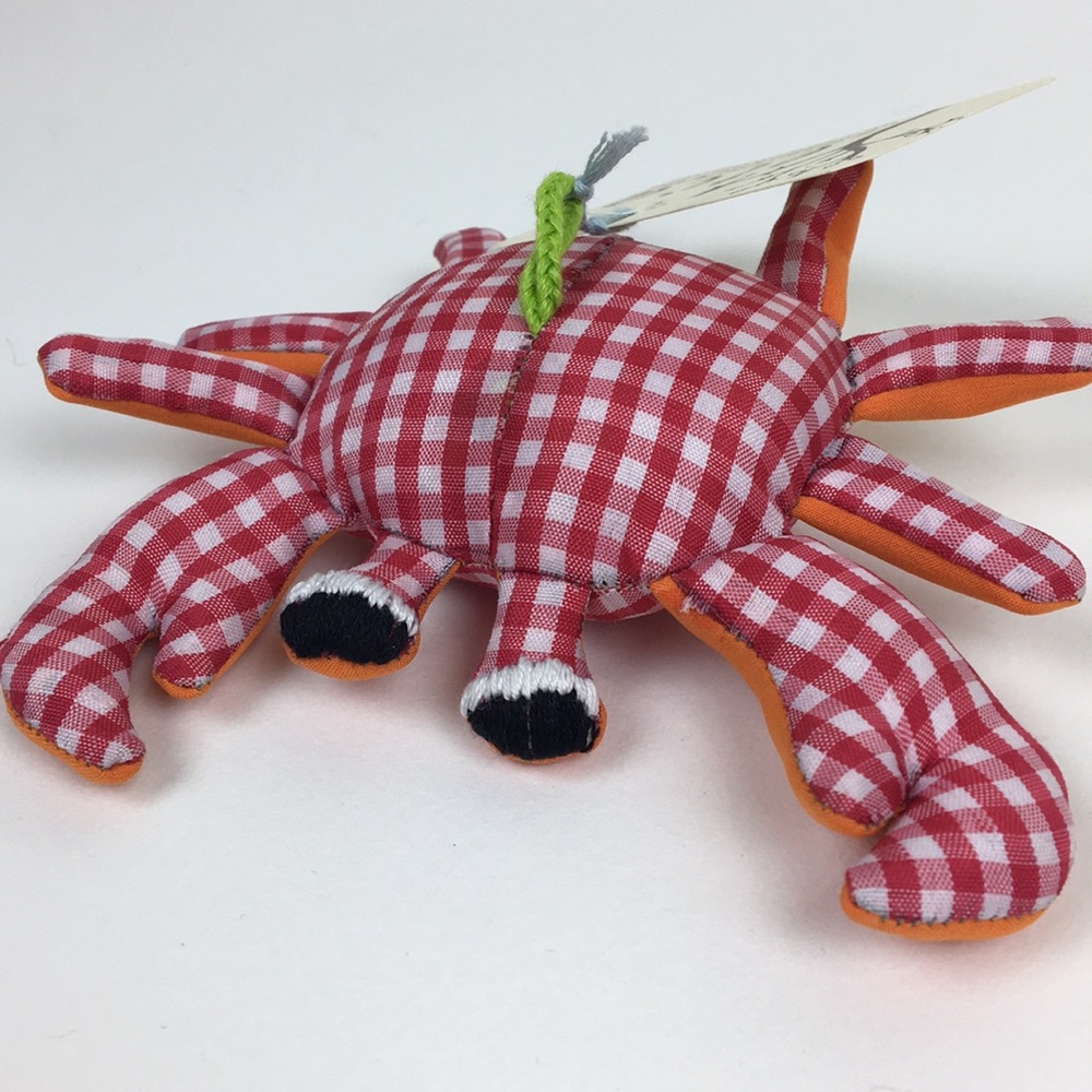 One handmade crab 🦀 keychain ornament